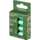 DELTACO RECHARGE Nordic Ecolabel AA 4ks ULT-NH2500AA-4P