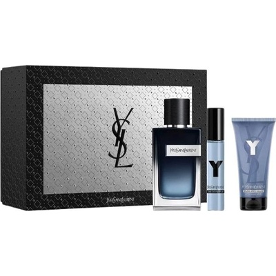 Yves Saint Laurent Y Подаръчен комплект за мъже EDP 100 ml + EDP 10 ml + 50 ml афтършейв балсам