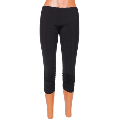 Черен летен клин с дължина седем-осми и набран ефект