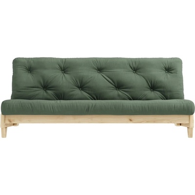 Karup Design Rozkladacia pohovka so zeleným poťahom Fresh Natural/Olive Green
