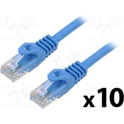 Lanberg PCU5-20CC-0050-B Patch U/UTP Cat 5e RJ45 vidlice z obou stran lanko CCA
