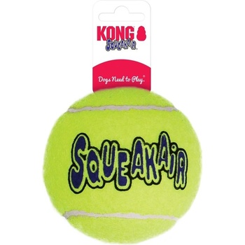 KONG Squeaker Tennis Air Ball Small - Тенис топка за кучета с пискюл 5 см. 3 броя