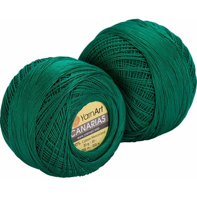 YARNART Canarias 6334 Green Плетене на една кука прежда (Canarias 6334)