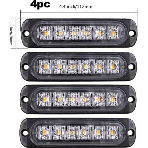  Габарити 4бр комплект, бели, led 12-24v 894058-1