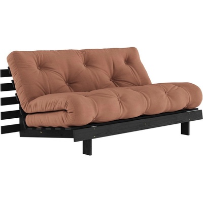 Karup Design Сгъваем диван в тухлен цвят 160 cm Roots Black Night - Karup Design (123402759160)