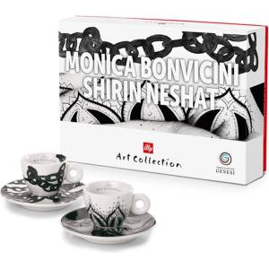 illy Art Collection 2024 Чаши за капучино GENESI с чинийки 2 x 160 мл
