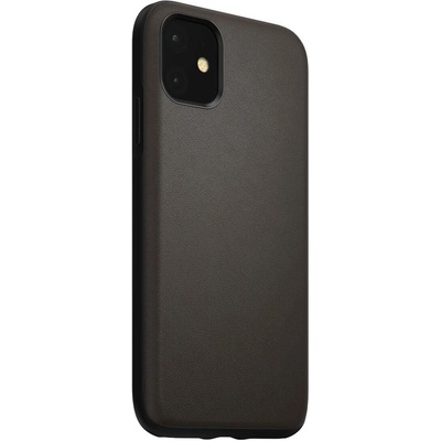 Nomad Leather Rugged Waterproof Case - кожен (естествена кожа) кейс за iPhone 11 (кафяв)
