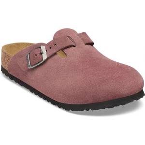Birkenstock Детски сандали Birkenstock Kid's Boston BS Suede Leather Sandals - Pepper - размер 33 (702-5450-0218)