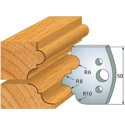 IGM profil 520 - pár nožů 50x4mm SP