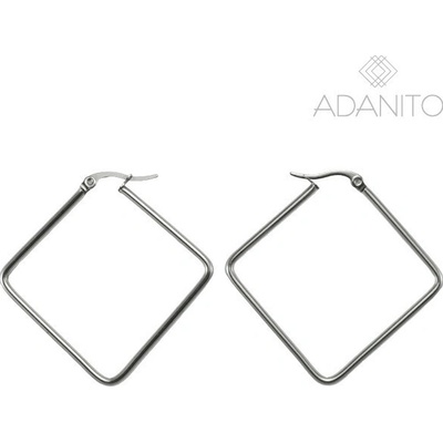 ADANITO BK33424B - Náušnice z chirurgickej ocele srdce