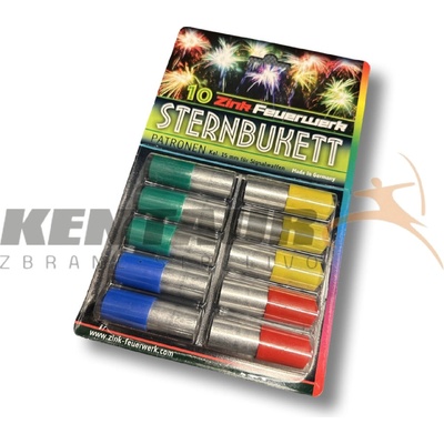 Zink-Feuerwerk Světlice Sternbukett Set 10 ks