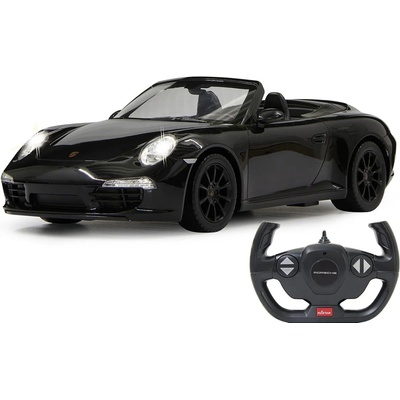 Rastar Auto Porshe 911 Carrera S R/C čierna RTR 1:12