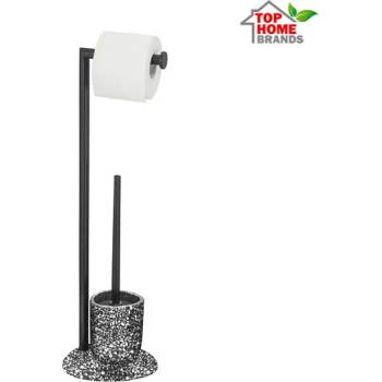 Image 1 of WENKO Четка и поставка за тоалетна Wenko, Terrazzo