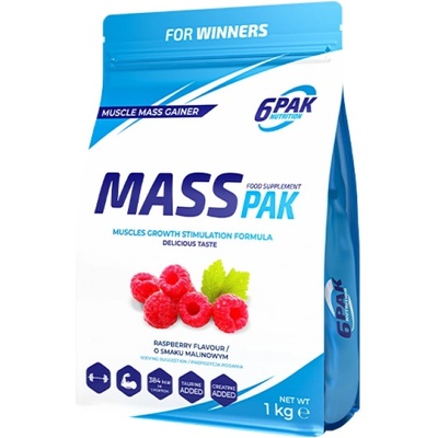 6PAK Nutrition Mass pak [1000 грама] Малина