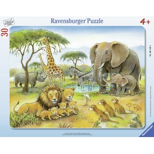 Ravensburger Пъзел Ravensburger от 30 части - Животинският свят в Африка (06146) - baby