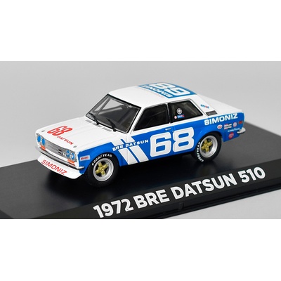 GreenLight Datsun 510 BRE Brock Racing Enterprises 68 P. Gregg 1972 1:43