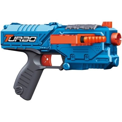 Alltoys Blaster Turbo mini s vysouvacím zásobníkem + 10 ks nábojů