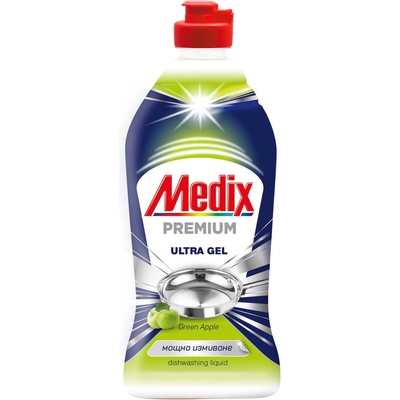Medix Препарат за миене на съдове Premium, зелен, 415 ml