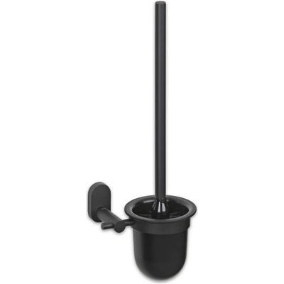 Kela Черна четка за тоалетна за стена KELA от серия Alessio