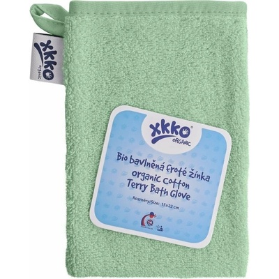 Xkko Organic Bio bavlnená froté žinka mint