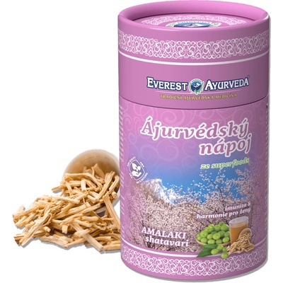 Everest Ayurveda ÁJURVÉDSKÝ HORKÝ NÁPOJ AMALAKI SHATAVARI 100 g