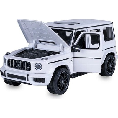 Jamara Mercedes-AMG G 63 Diecast bílé s manuálním otevíráním dveří 1:24