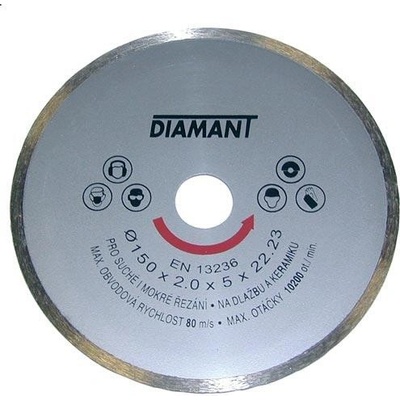 Diamant Kotouč plný 115 mm 121011