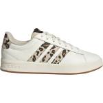 adidas Womens Grand Court Sneakers - White/Leopard