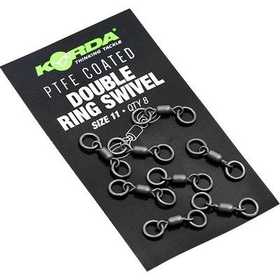 Korda Obratlík PTFE Double Ring Swivel veľ.11 8 ks