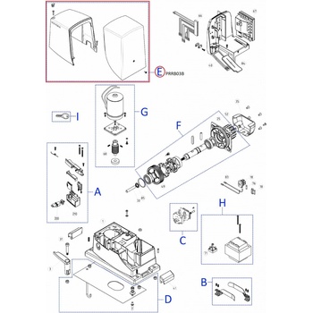 PRRB03B kIt krytů pro RB600