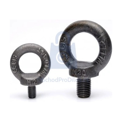 Šroub závěsný s okem, DIN 580, bez povrchové úpravy M20, balení 5 ks