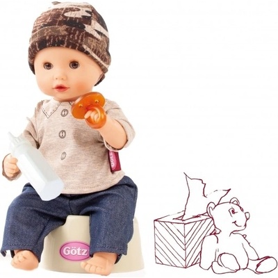 Götz kluk 33 cm koupací mrkací