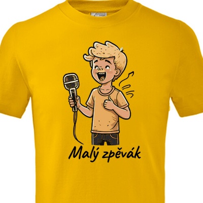 Triko pro malého zpěváka dětské