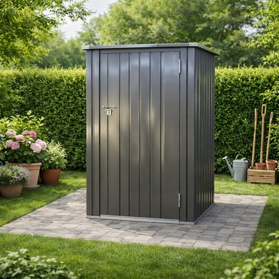 BestBerg BBSH-001G 0,93 m² 90 x 160 x 103 cm sivá