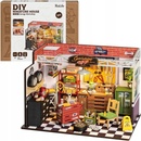 ROBOTIME Rolife DIY 3D dřevěné puzzle Garáž s LED osvětlením 157 ks