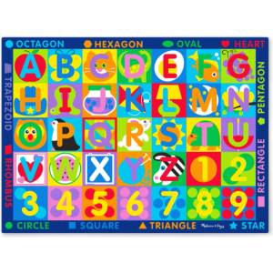 Melissa & Doug - Килимче за игра - Букви и цифри