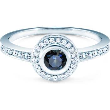 Image 1 of SAVICKI Пръстен Heart of The Ocean: бяло злато, син сапфир