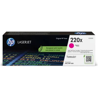 HP Консумативи за лазерен печат HP 220X Original Magenta LaserJet Toner Cartridge - W2203X (W2203X)