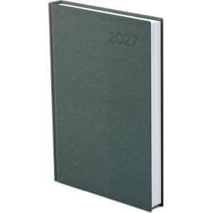 VECTRALINE Дневник с срокове vectraline b/5, седмичен, от зелена изкуствена кожа, 2027 (23.0300205)