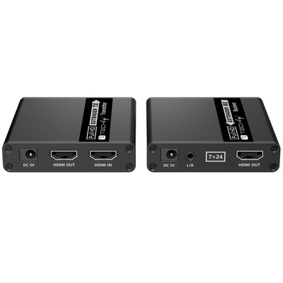 Techly IDATA EXT-E223 AV разширител AV предавател и приемател Черен (363005)