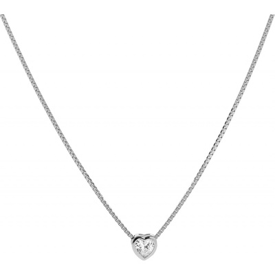 Again Jewelry Strieborný náhrdelník so srdiečkom AJNA0002
