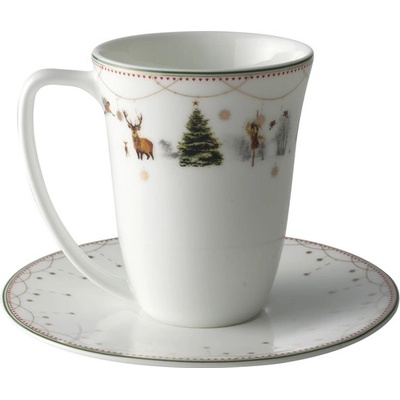 Stor Wik & Walsøe y šálek s podšálkem kolekce Julemorgen 200 ml