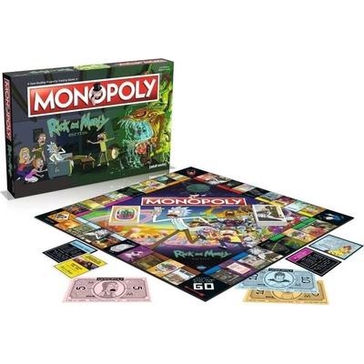 Hasbro Настолна игра Hasbro Monopoly - Rick and Morty Edition (BGBG0000060N)
