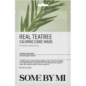 Some By Mi Real Teatree Calming Care Mask - Успокояваща Маска За Лице С Екстракт От Чаено Дърво 1бр/20г