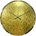 Karlsson Стенен часовник Bling Bling злато (KA6005GD)