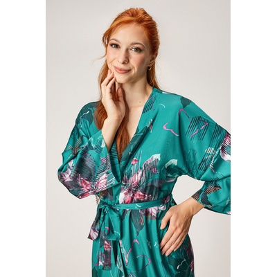 Diamond by Astratex Сатенен халат DIAMOND Annabelle къс (DBA02_zup)