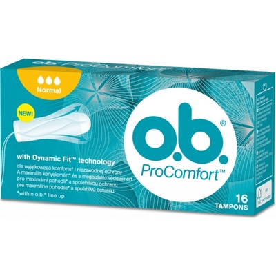 o.b. Pro Comfort Normal with Dynamic Fit tampony 16 ks – Sleviste.cz