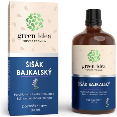 Green idea Šišiak bajkalský bezliehová tinktúra 100 ml