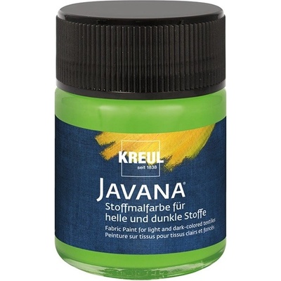 Farba na svetlý a tmavý textil JAVANA 50 ml Leaf Green
