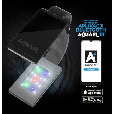 Aquael Leddy Smart BT 4,8 W, 11 cm čierna